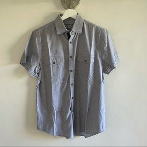 Express short sleeve button down shirt sz M